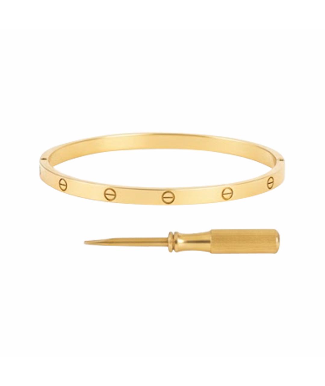 CARTIER Желтый браслет из желтого золота, фото 1