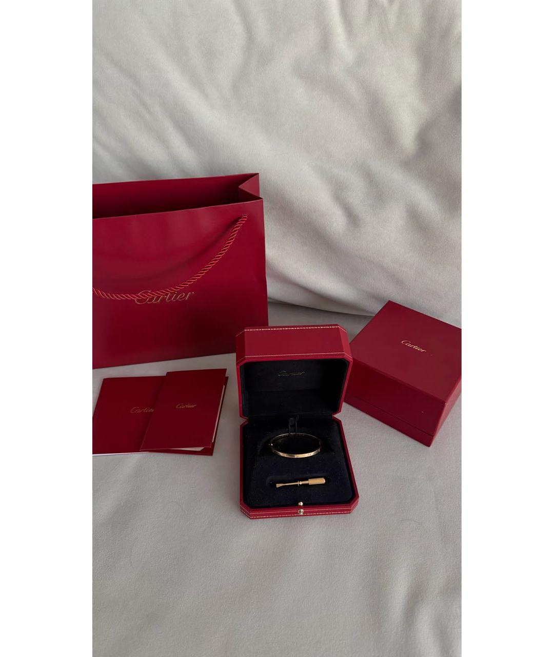 CARTIER Желтый браслет из желтого золота, фото 2