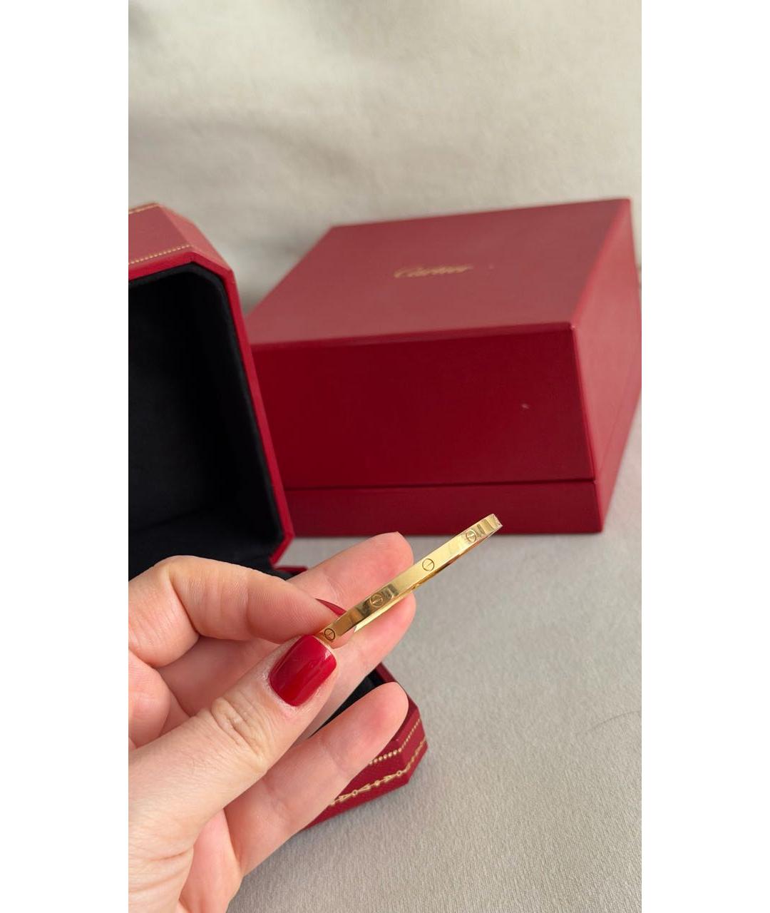 CARTIER Желтый браслет из желтого золота, фото 5