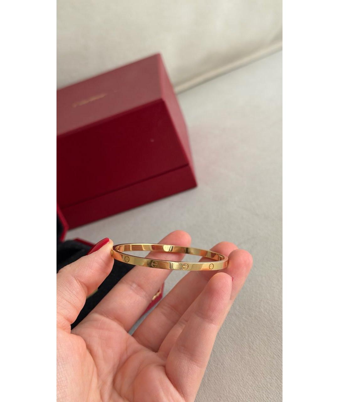 CARTIER Желтый браслет из желтого золота, фото 6