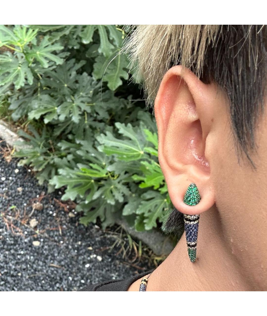 APM Monaco Зеленые серьги, фото 6