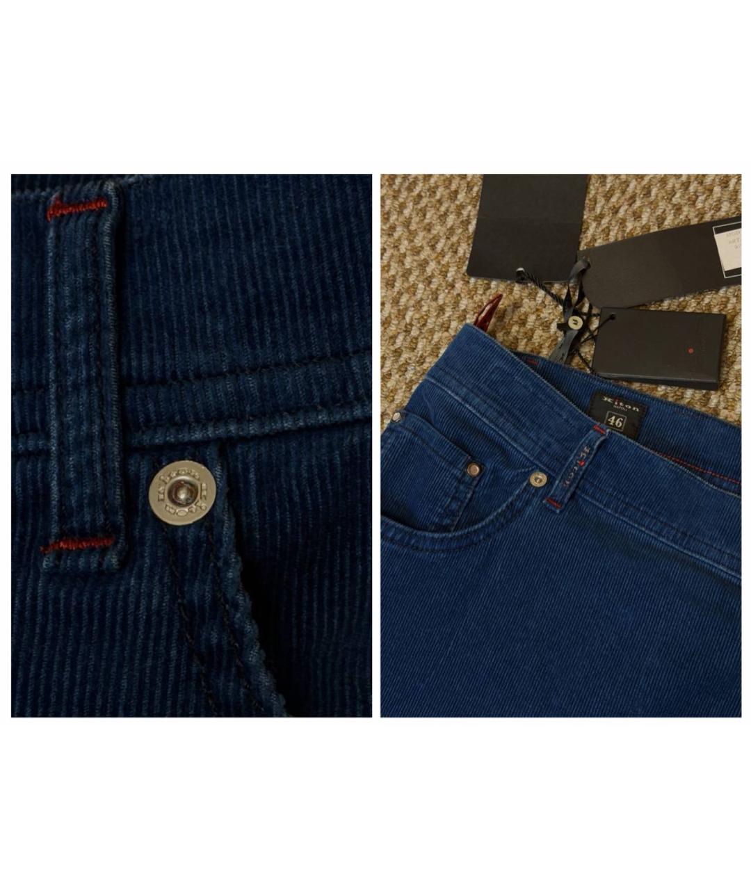 KITON Синие джинсы, фото 8