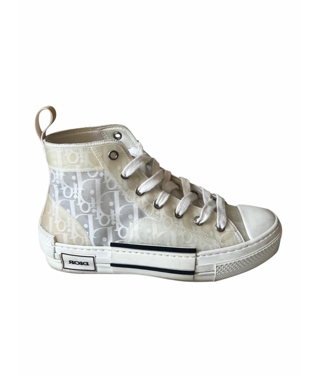 CHRISTIAN DIOR Бежевые кеды, фото 1