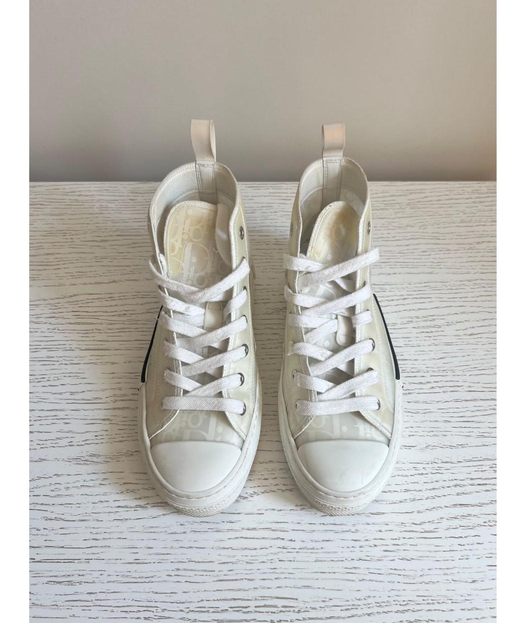 CHRISTIAN DIOR Бежевые кеды, фото 2