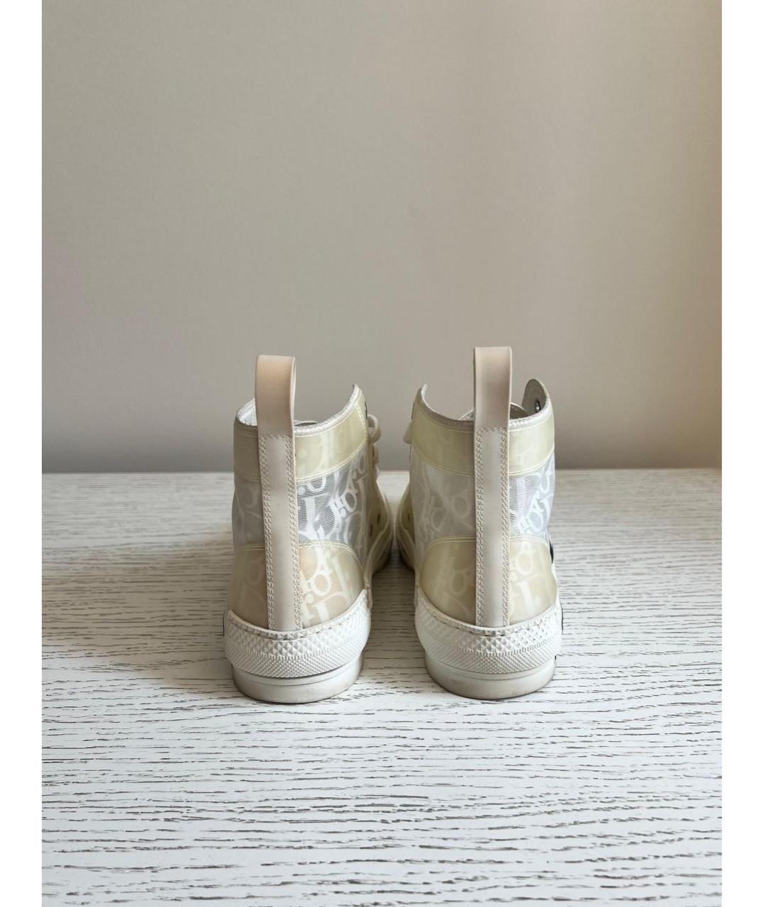 CHRISTIAN DIOR Бежевые кеды, фото 4