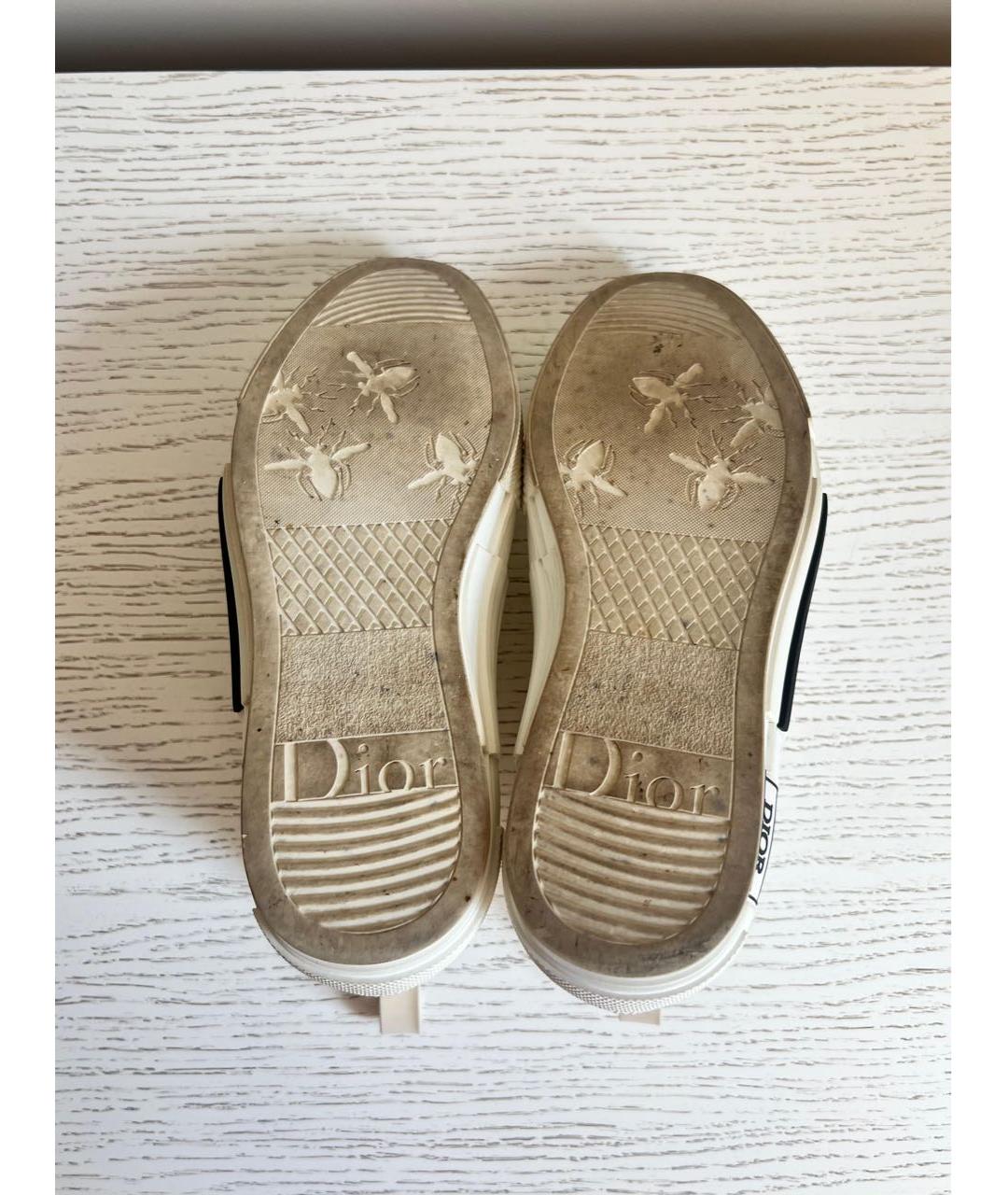 CHRISTIAN DIOR Бежевые кеды, фото 6