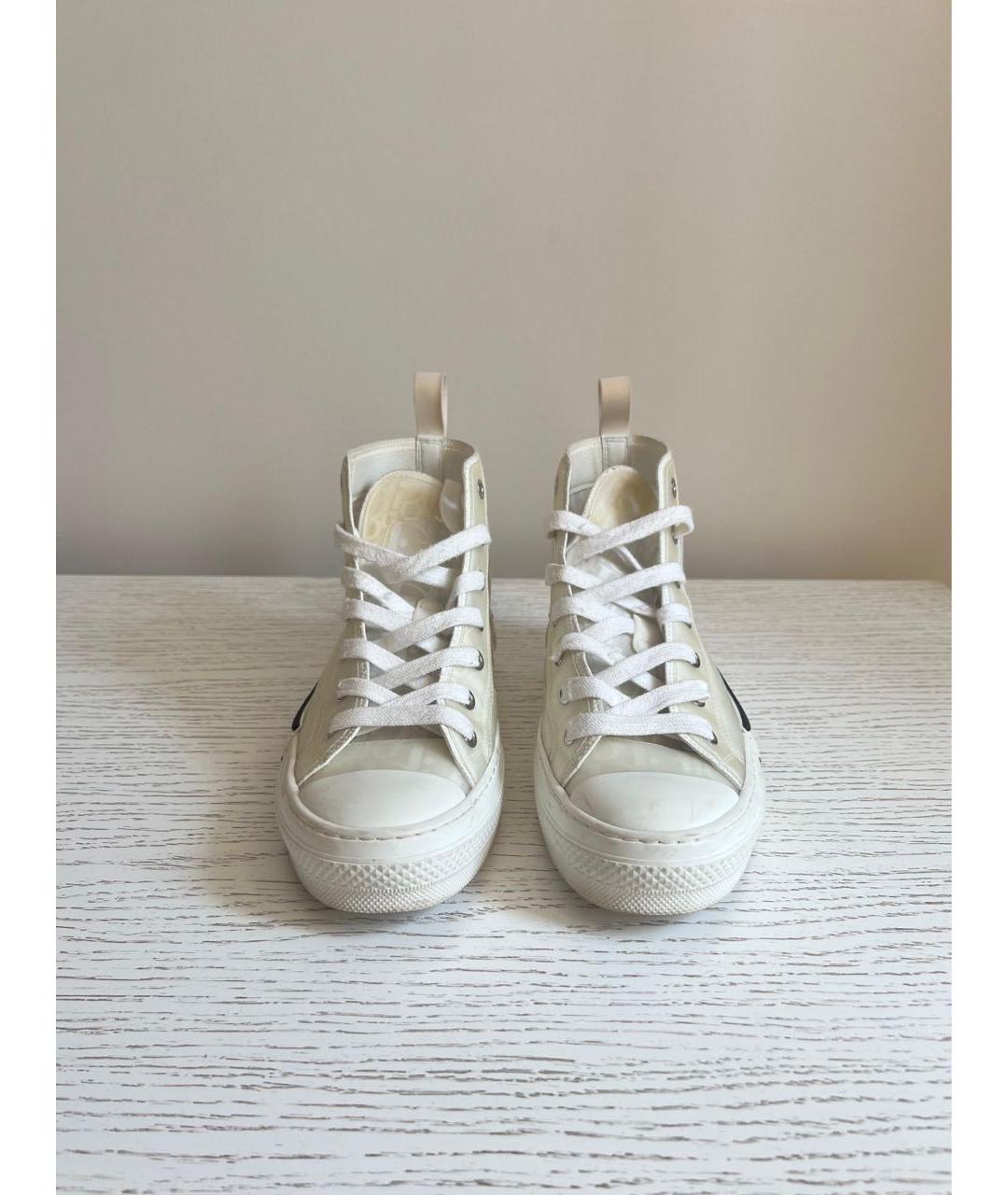 CHRISTIAN DIOR Бежевые кеды, фото 3