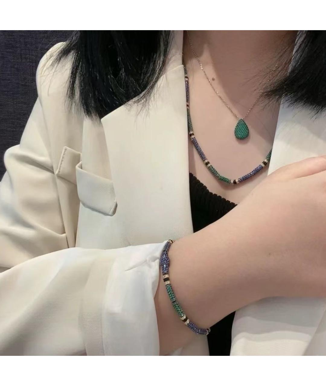 APM Monaco Зеленый металлический браслет, фото 7