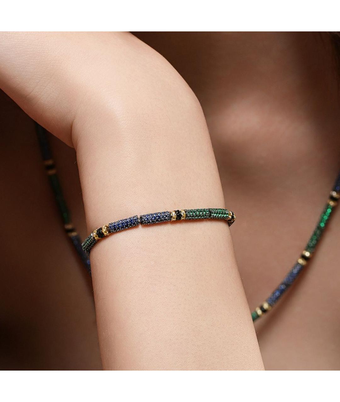 APM Monaco Зеленый металлический браслет, фото 3