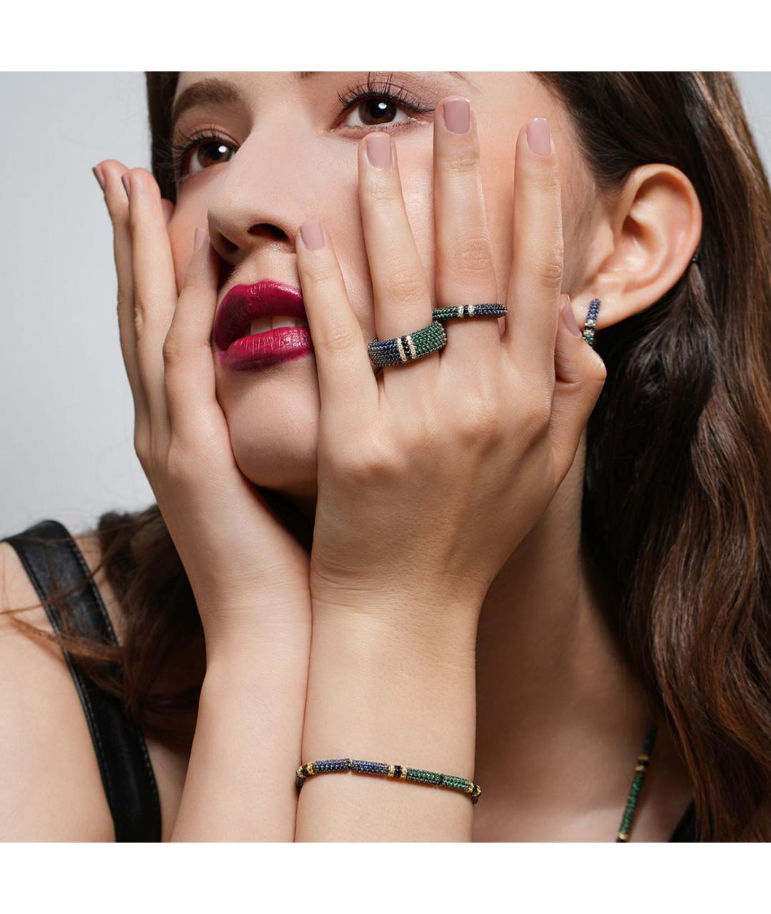 APM Monaco Зеленый металлический браслет, фото 2