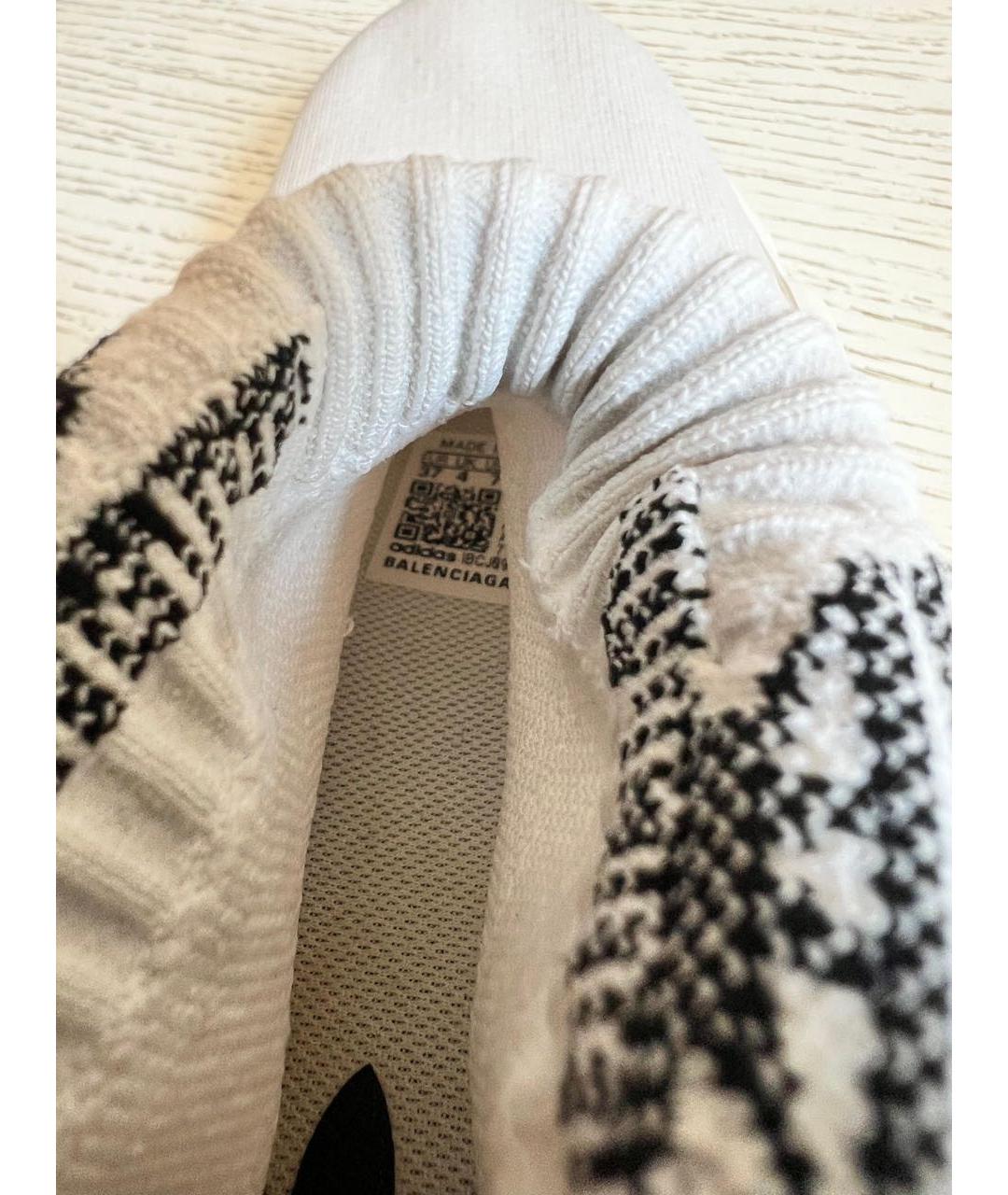 BALENCIAGA Белые текстильные кроссовки, фото 6