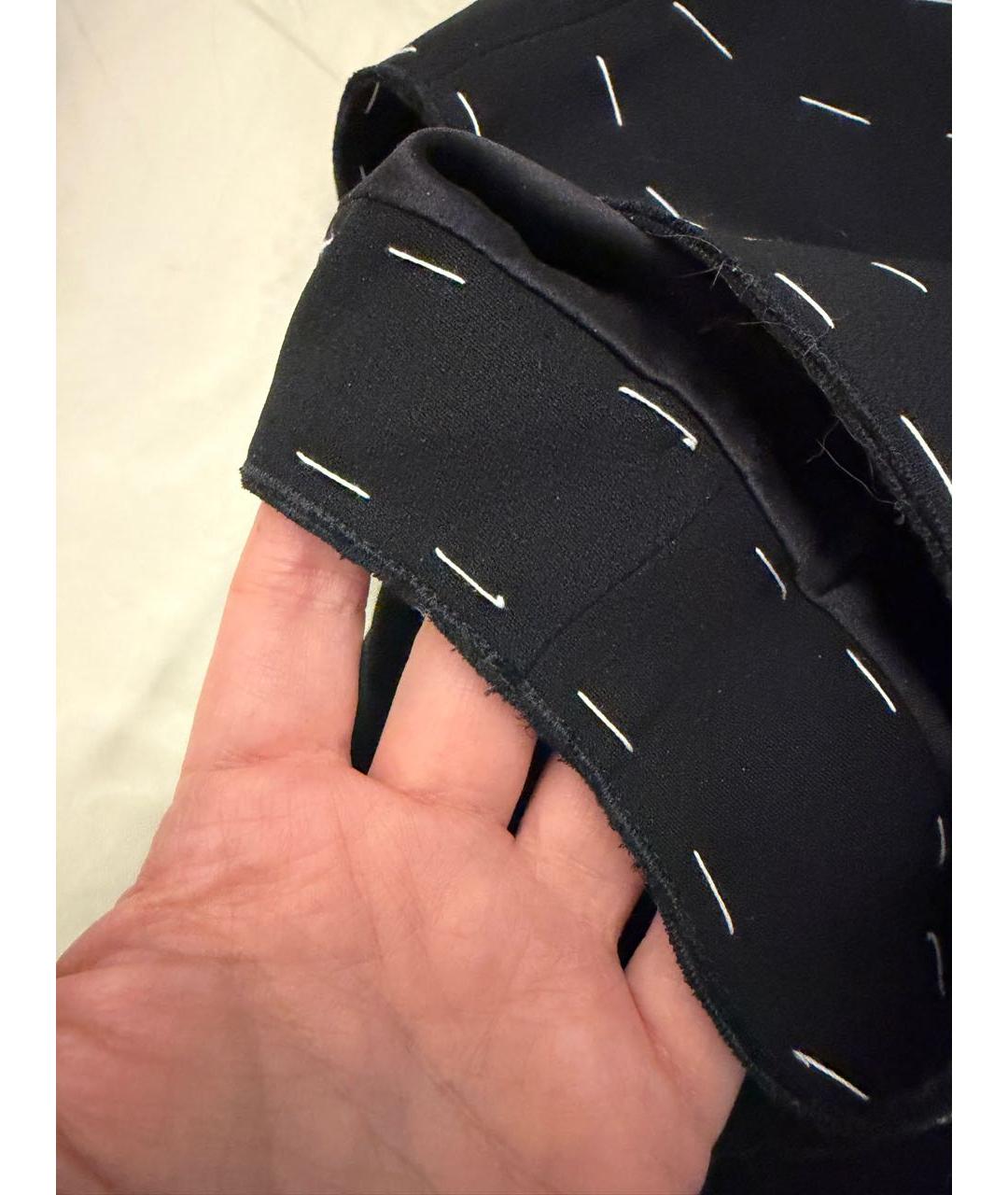 DOLCE&GABBANA Черное вискозное повседневное платье, фото 4