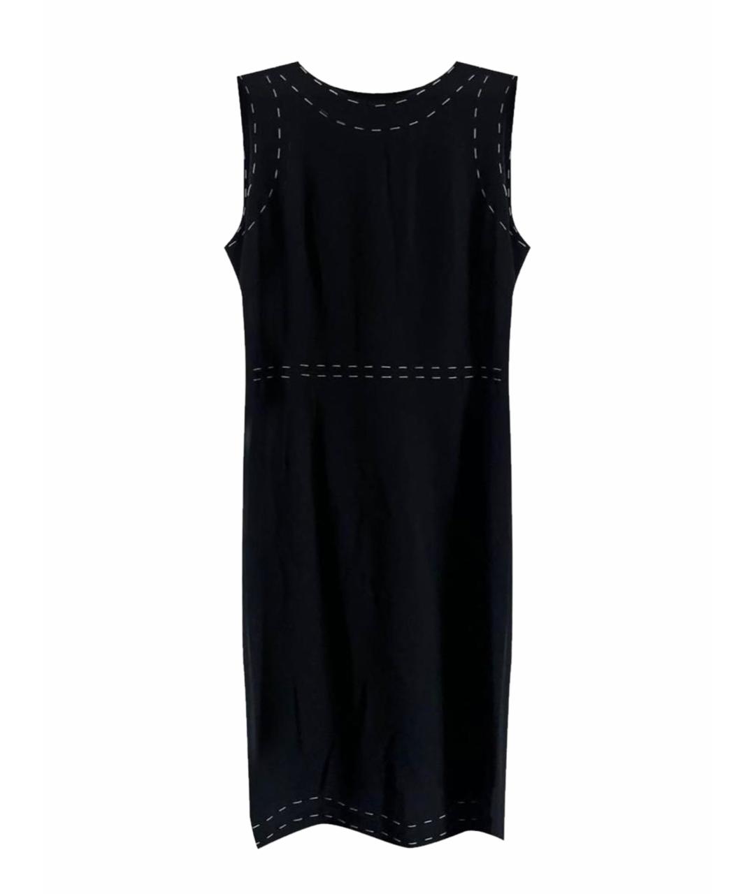 DOLCE&GABBANA Черное вискозное повседневное платье, фото 1