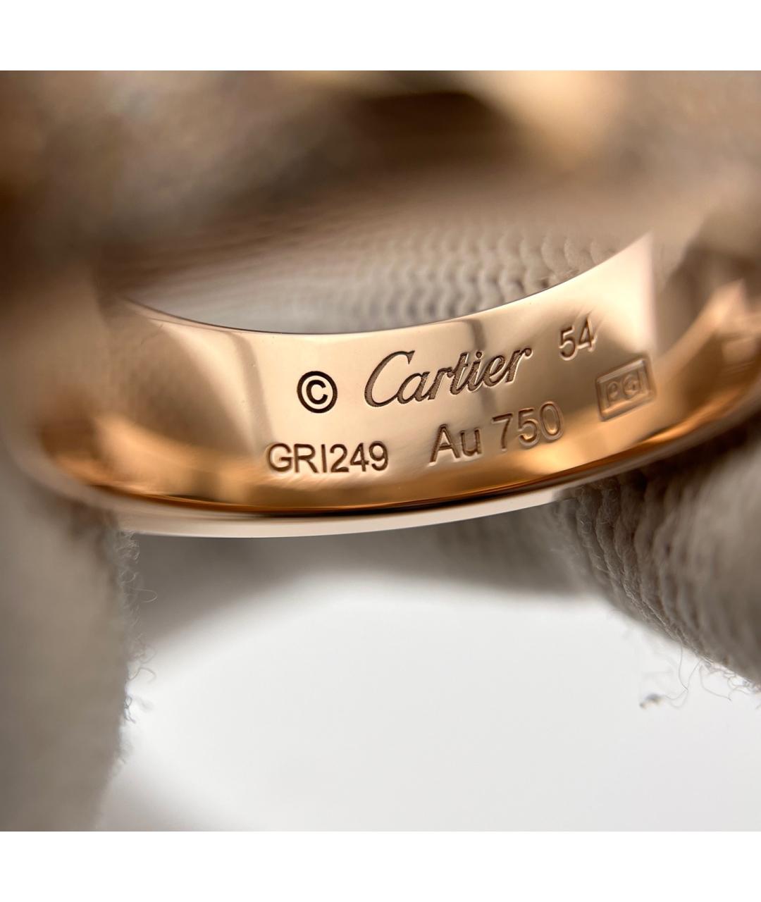 CARTIER Золотое кольцо из розового золота, фото 8