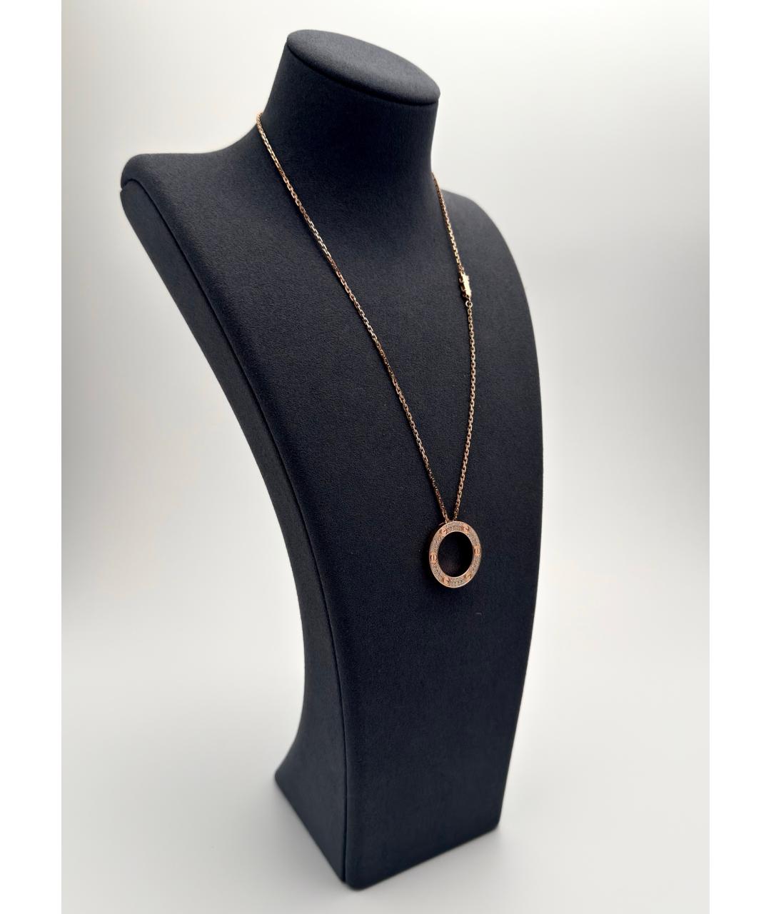 CARTIER Золотая подвеска из розового золота, фото 4