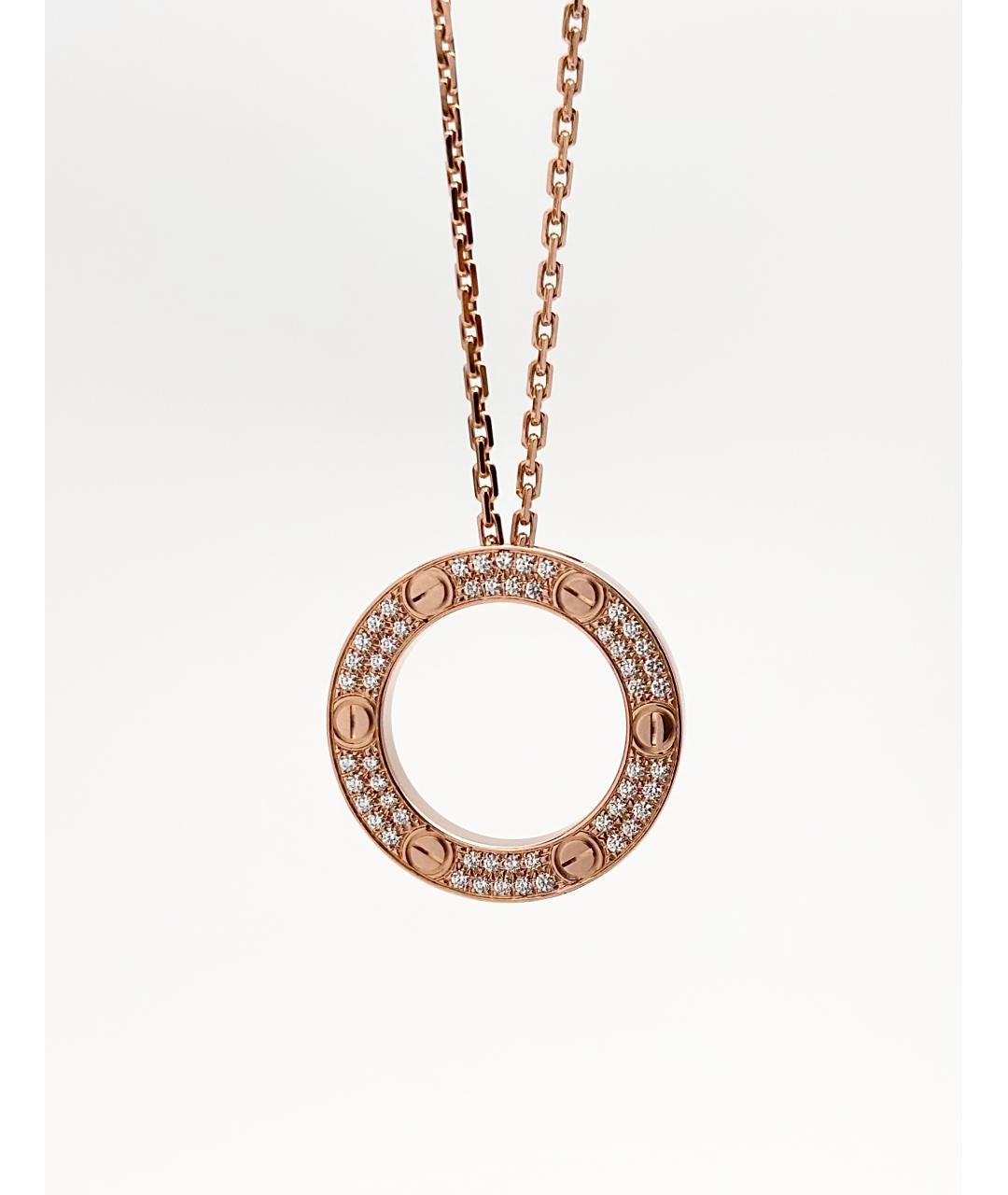 CARTIER Золотая подвеска из розового золота, фото 6