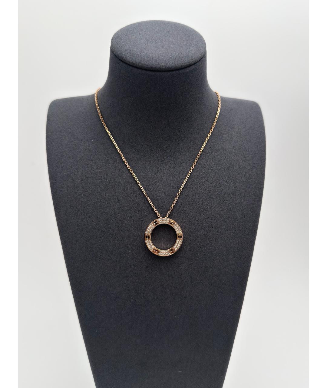 CARTIER Золотая подвеска из розового золота, фото 3