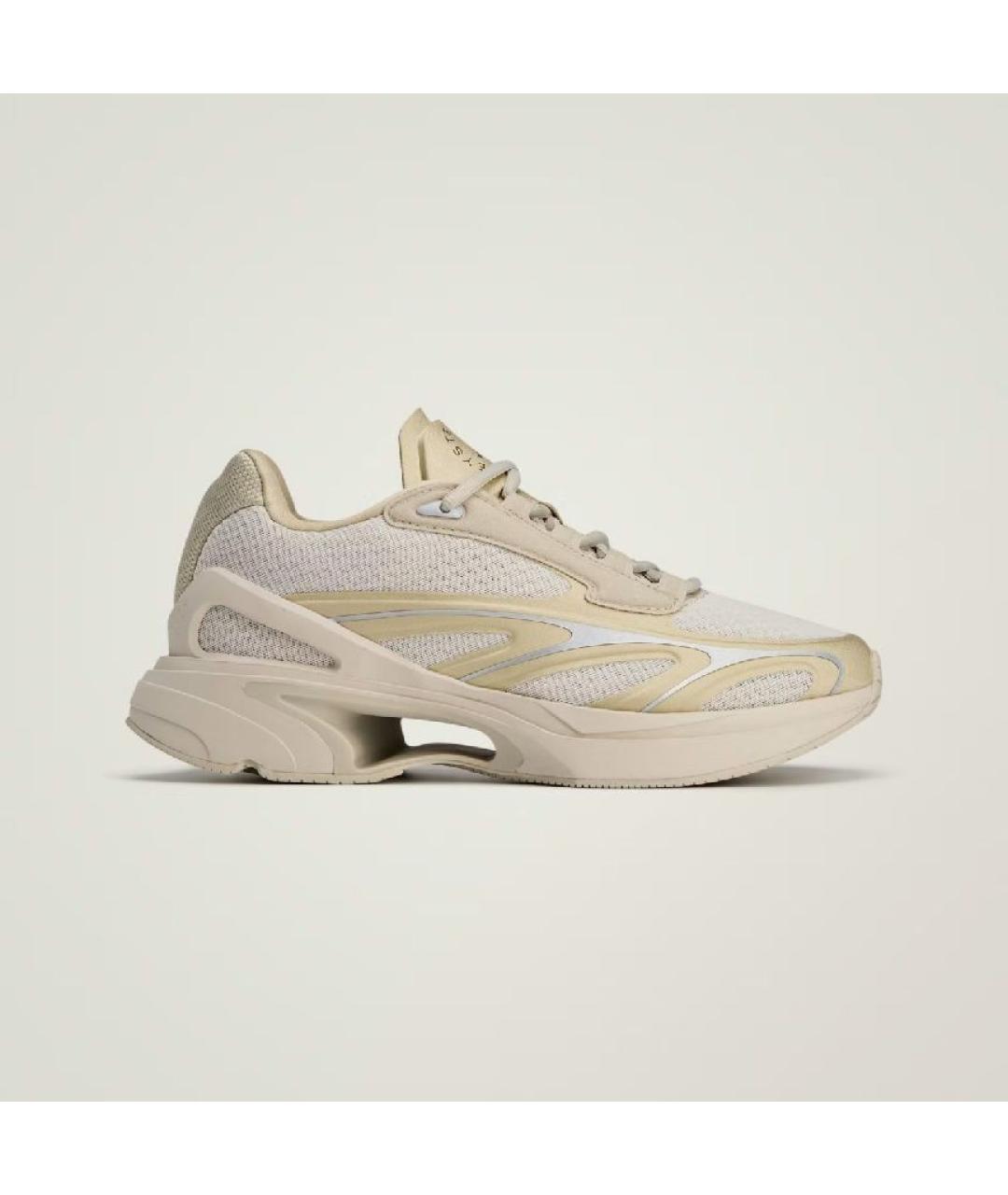 ADIDAS BY STELLA MCCARTNEY Бежевые текстильные кроссовки, фото 10