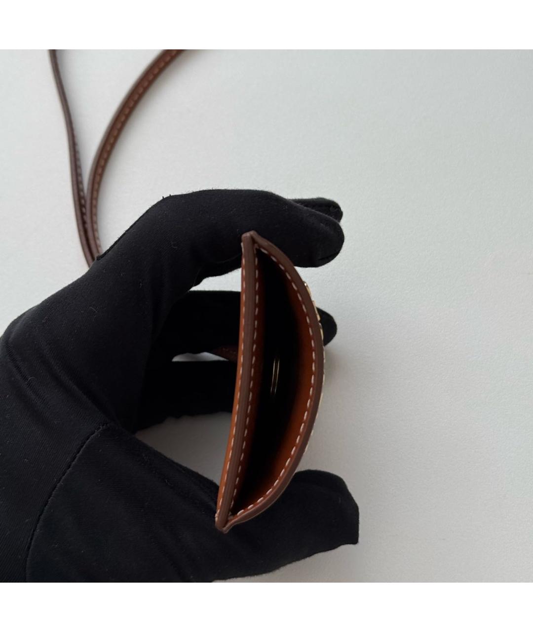 JACQUEMUS Коричневый брелок, фото 5