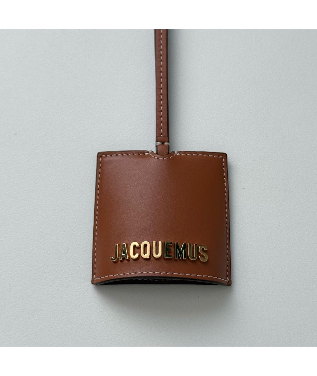 JACQUEMUS Коричневый брелок, фото 3