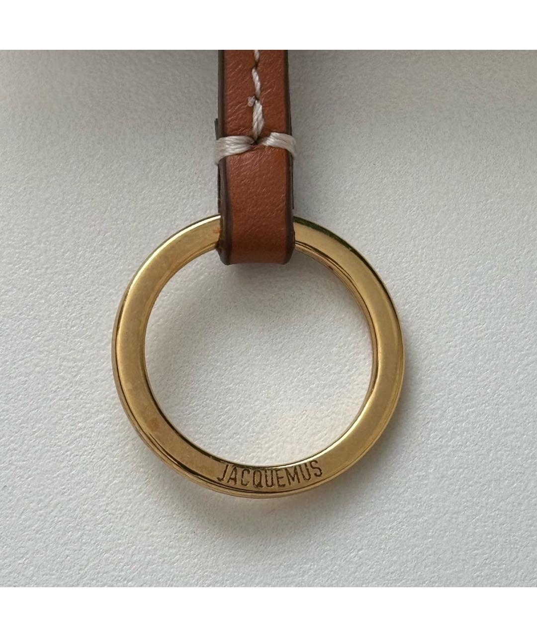 JACQUEMUS Коричневый брелок, фото 8