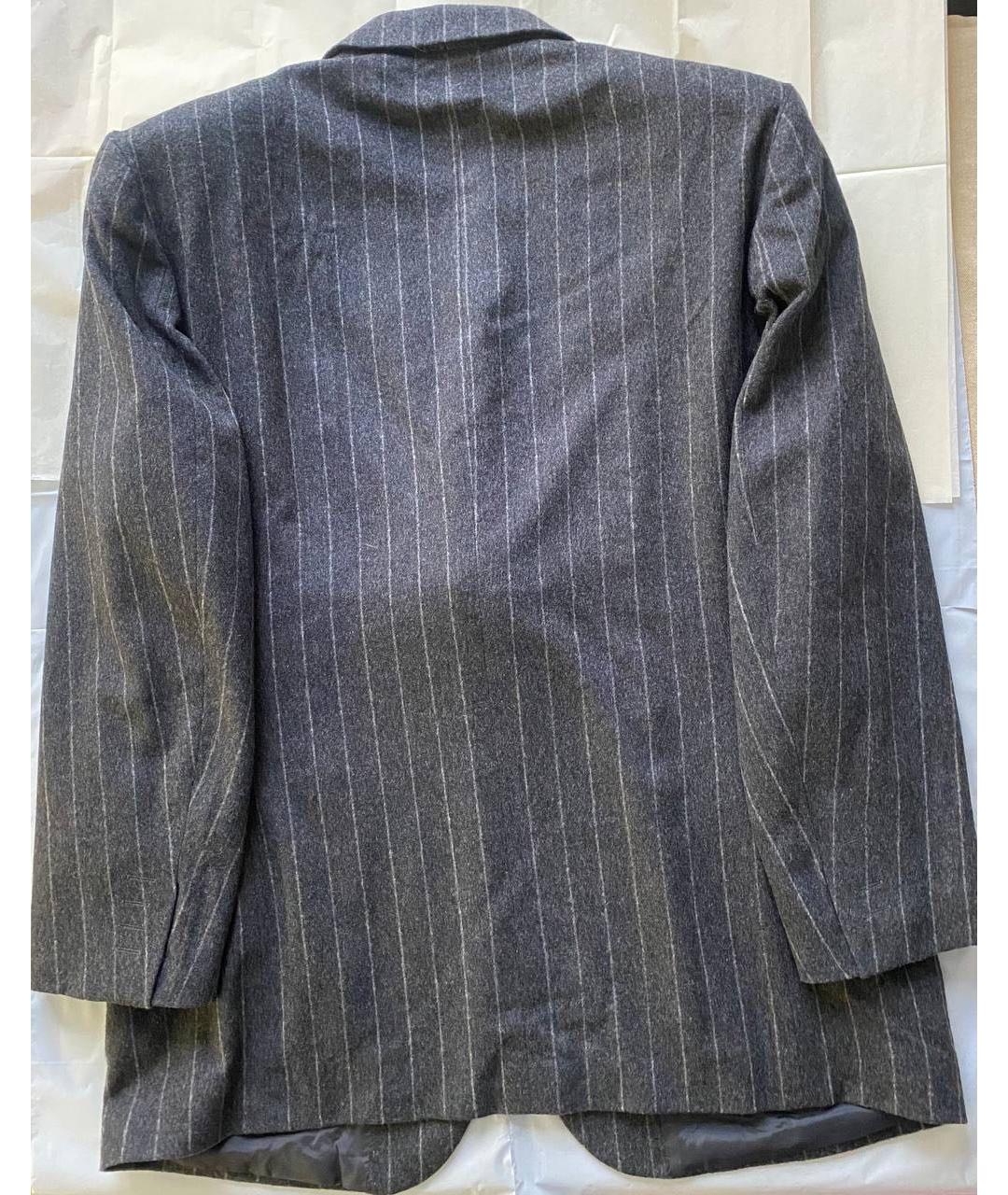YVES SAINT LAURENT BEAUTY Серый шерстяной жакет/пиджак, фото 2