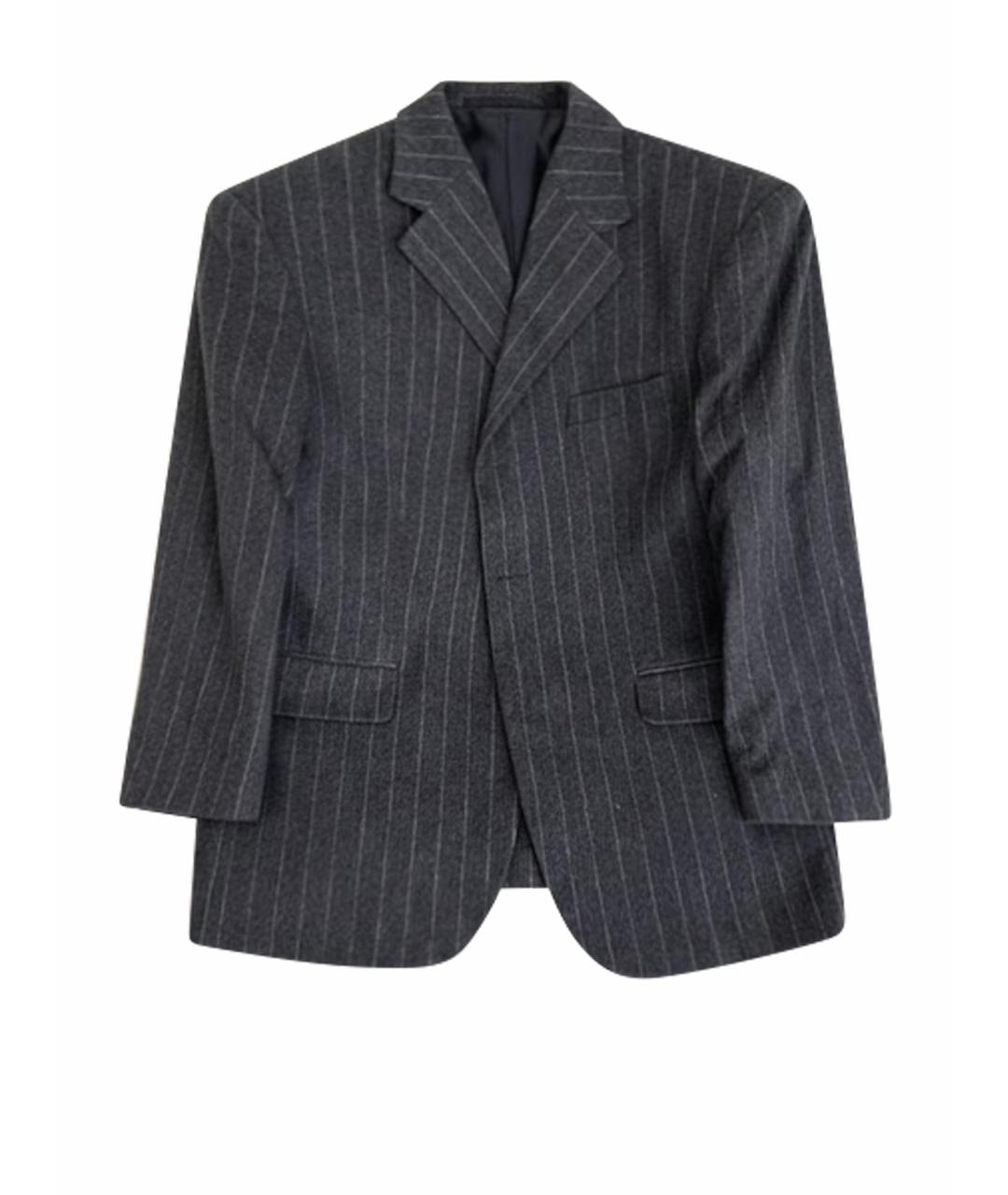 YVES SAINT LAURENT BEAUTY Серый шерстяной жакет/пиджак, фото 1