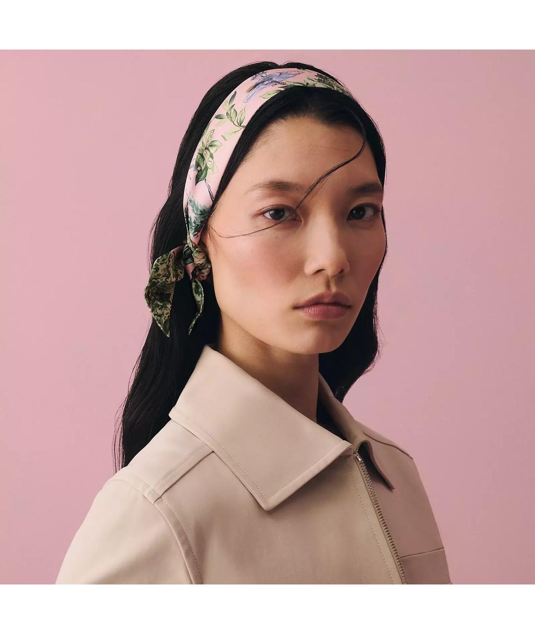 HERMES Мульти шелковый платок, фото 4