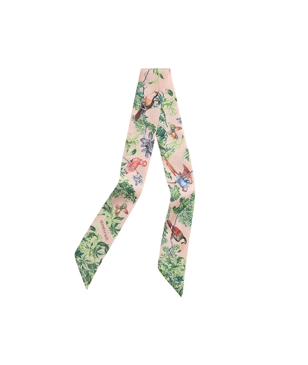 HERMES Мульти шелковый платок, фото 5