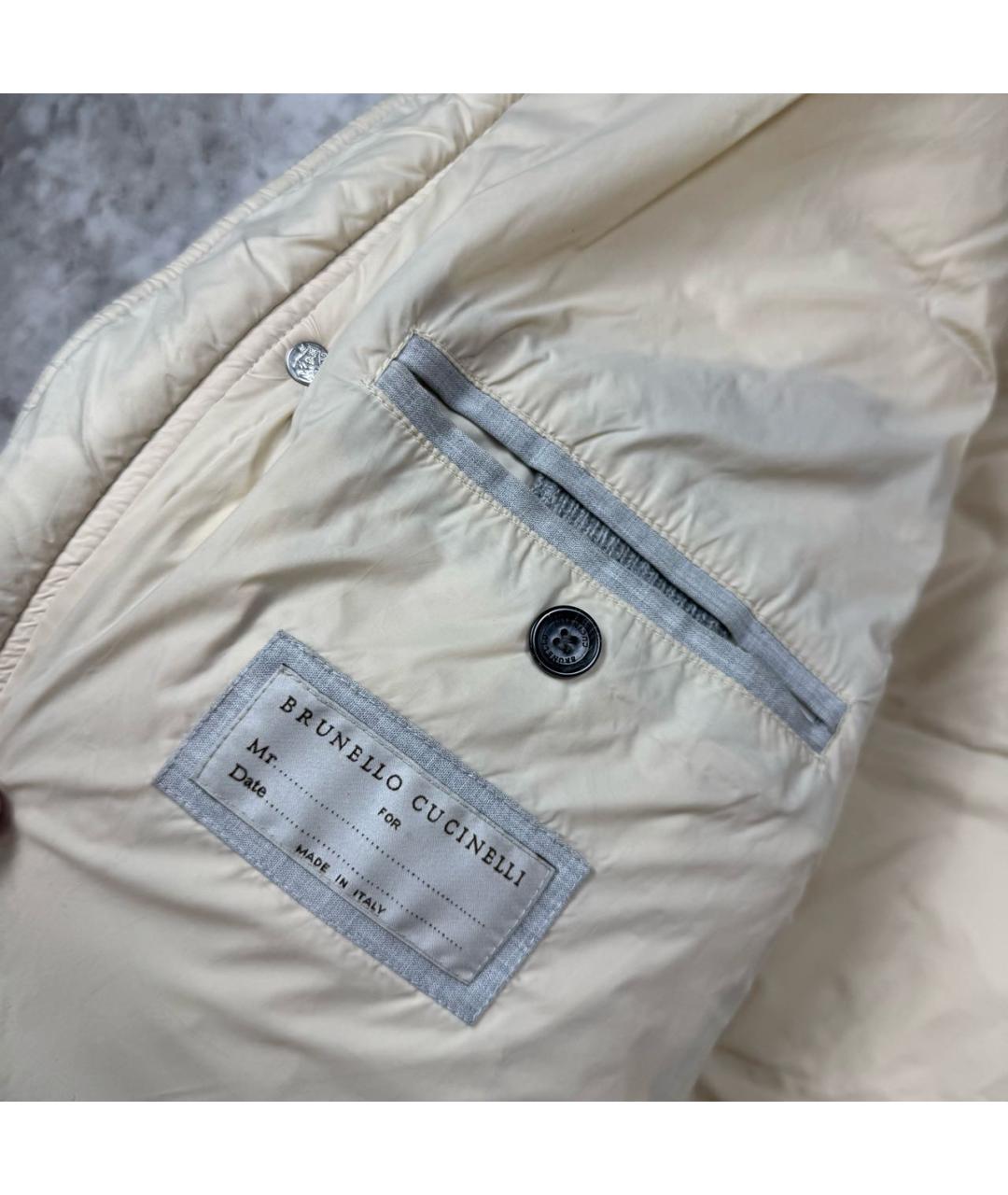 BRUNELLO CUCINELLI Антрацитовый кашемировый пуховик, фото 5