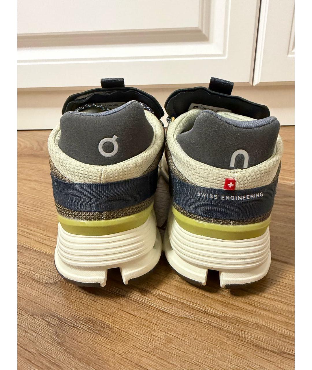 ON Хаки текстильные кроссовки, фото 4