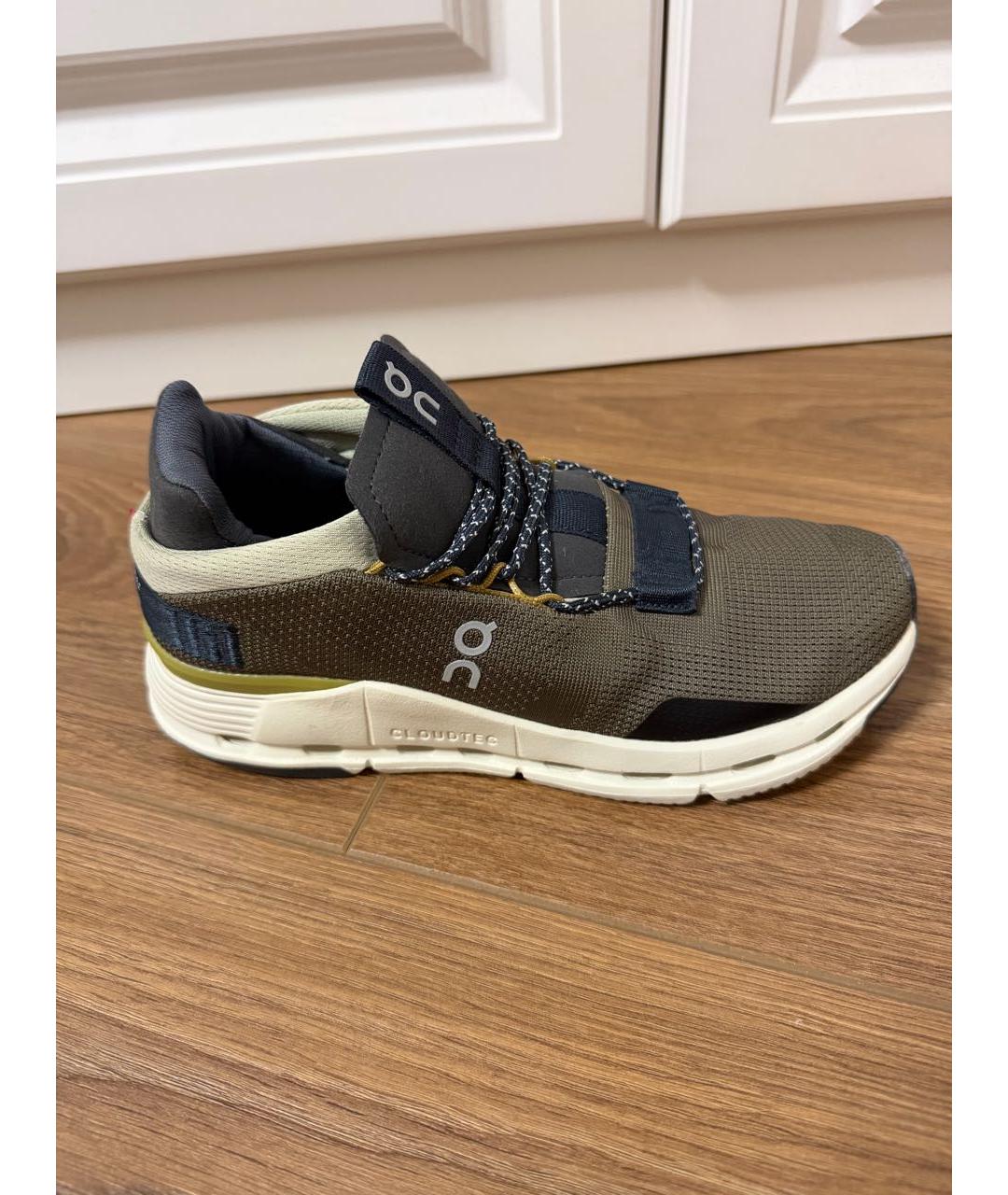 ON Хаки текстильные кроссовки, фото 9