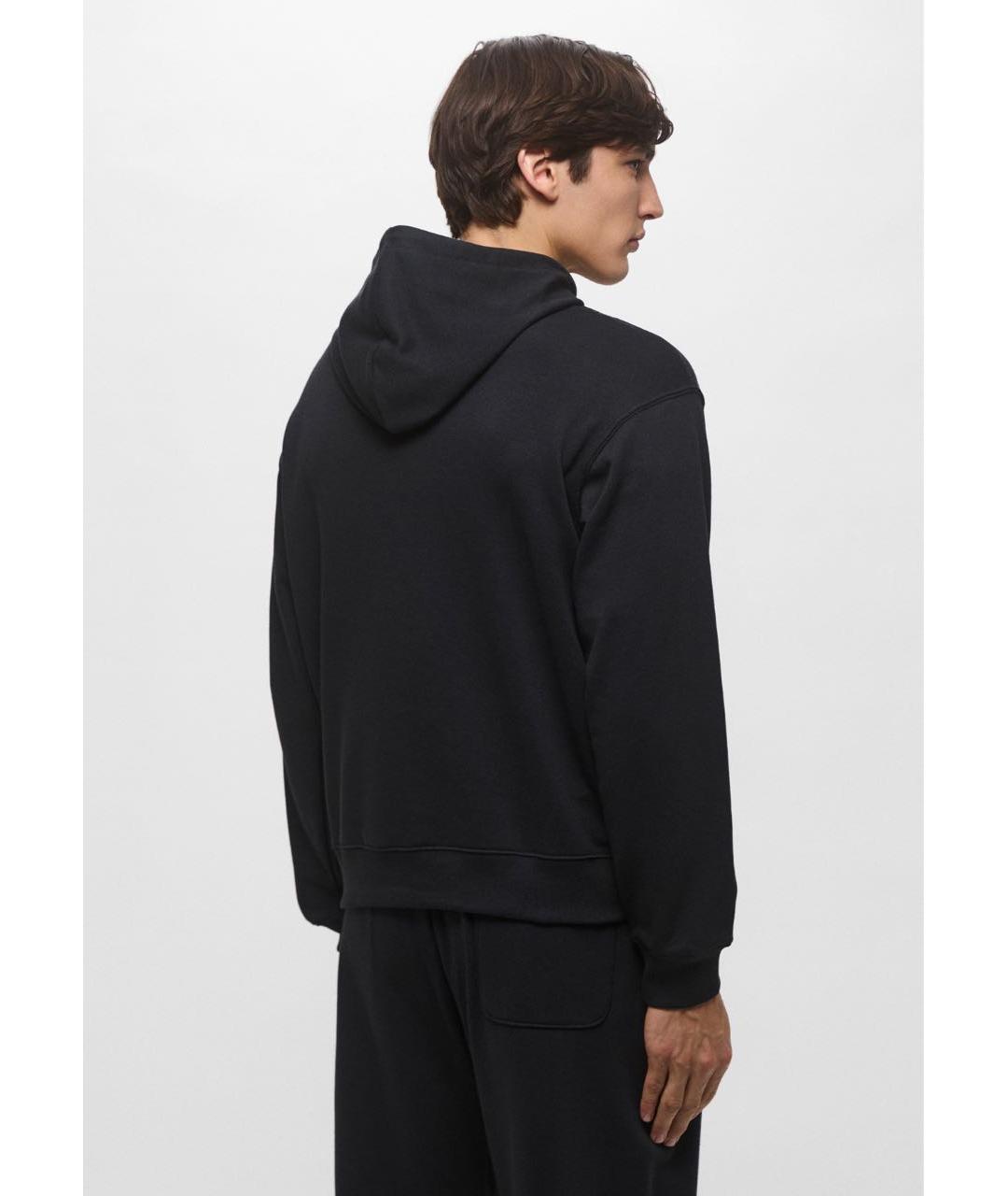 NEW BALANCE Черный хлопко-эластановый спортивный костюм, фото 7