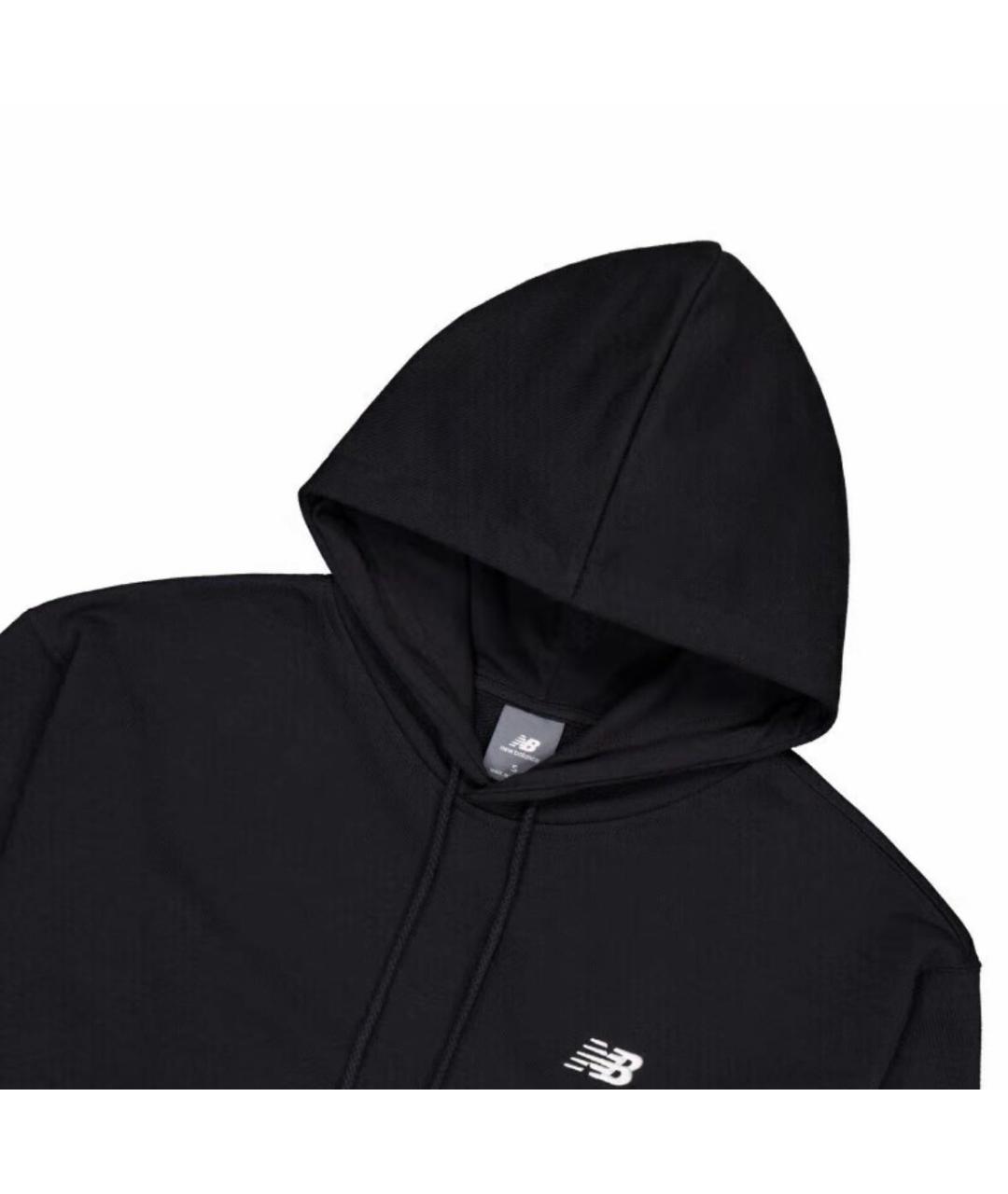 NEW BALANCE Черный хлопко-эластановый спортивный костюм, фото 4