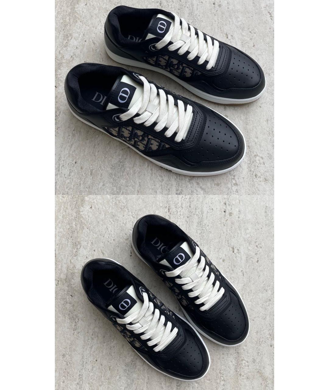 CHRISTIAN DIOR Черные кожаные кроссовки, фото 5