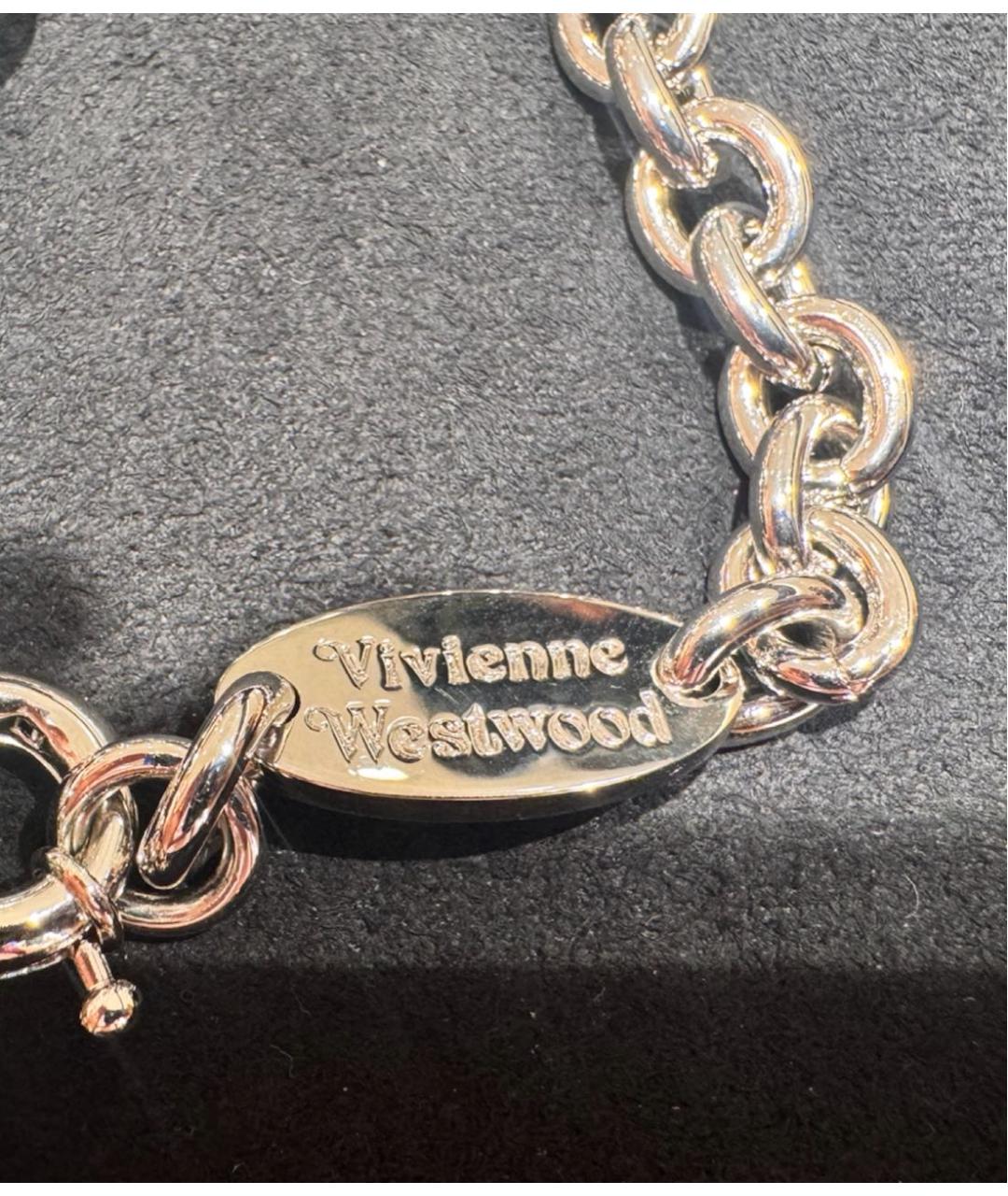 VIVIENNE WESTWOOD Серебряное латунное колье, фото 7