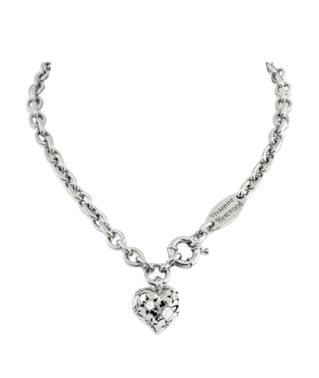 VIVIENNE WESTWOOD Серебряное латунное колье, фото 1