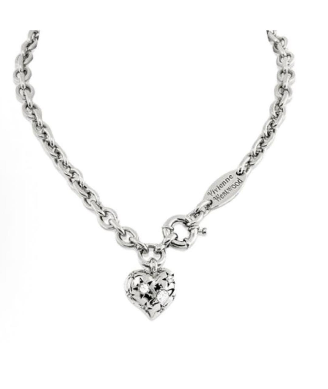 VIVIENNE WESTWOOD Серебряное латунное колье, фото 9