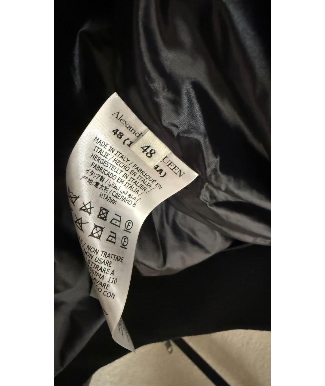 ALEXANDER MCQUEEN Черный полиамидовый пуховик, фото 6