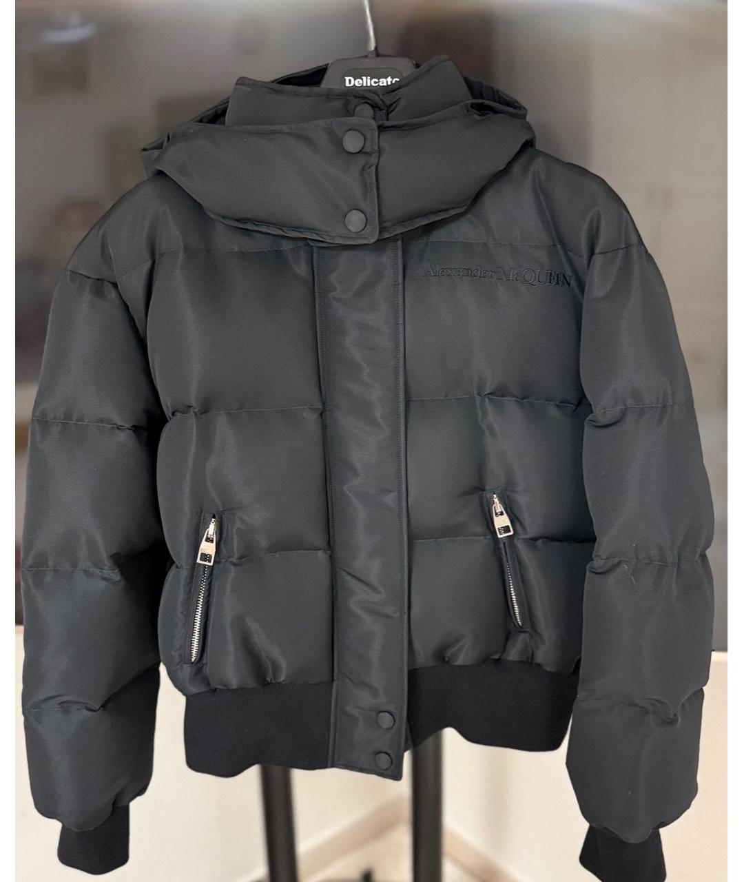 ALEXANDER MCQUEEN Черный полиамидовый пуховик, фото 7