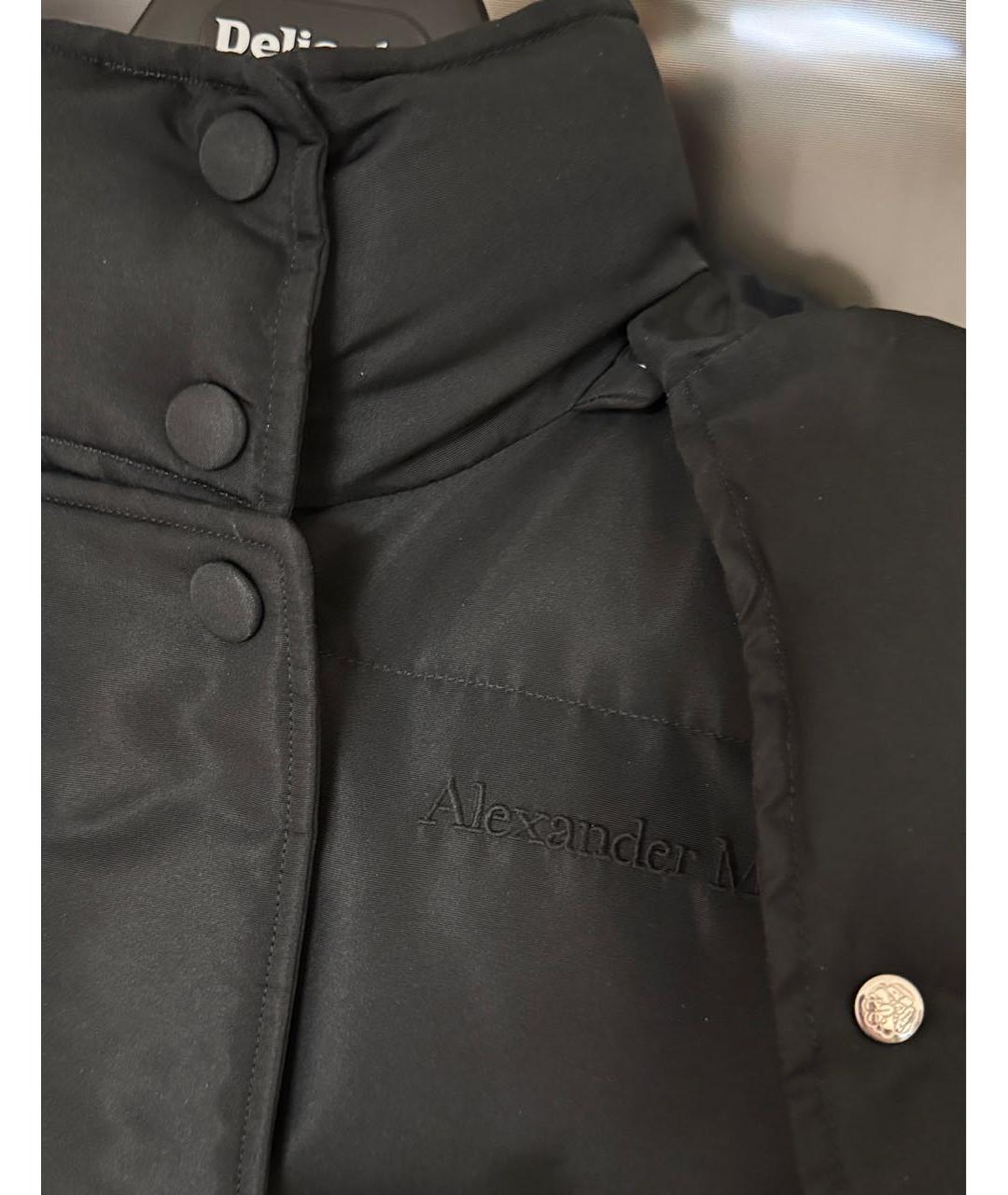 ALEXANDER MCQUEEN Черный полиамидовый пуховик, фото 4