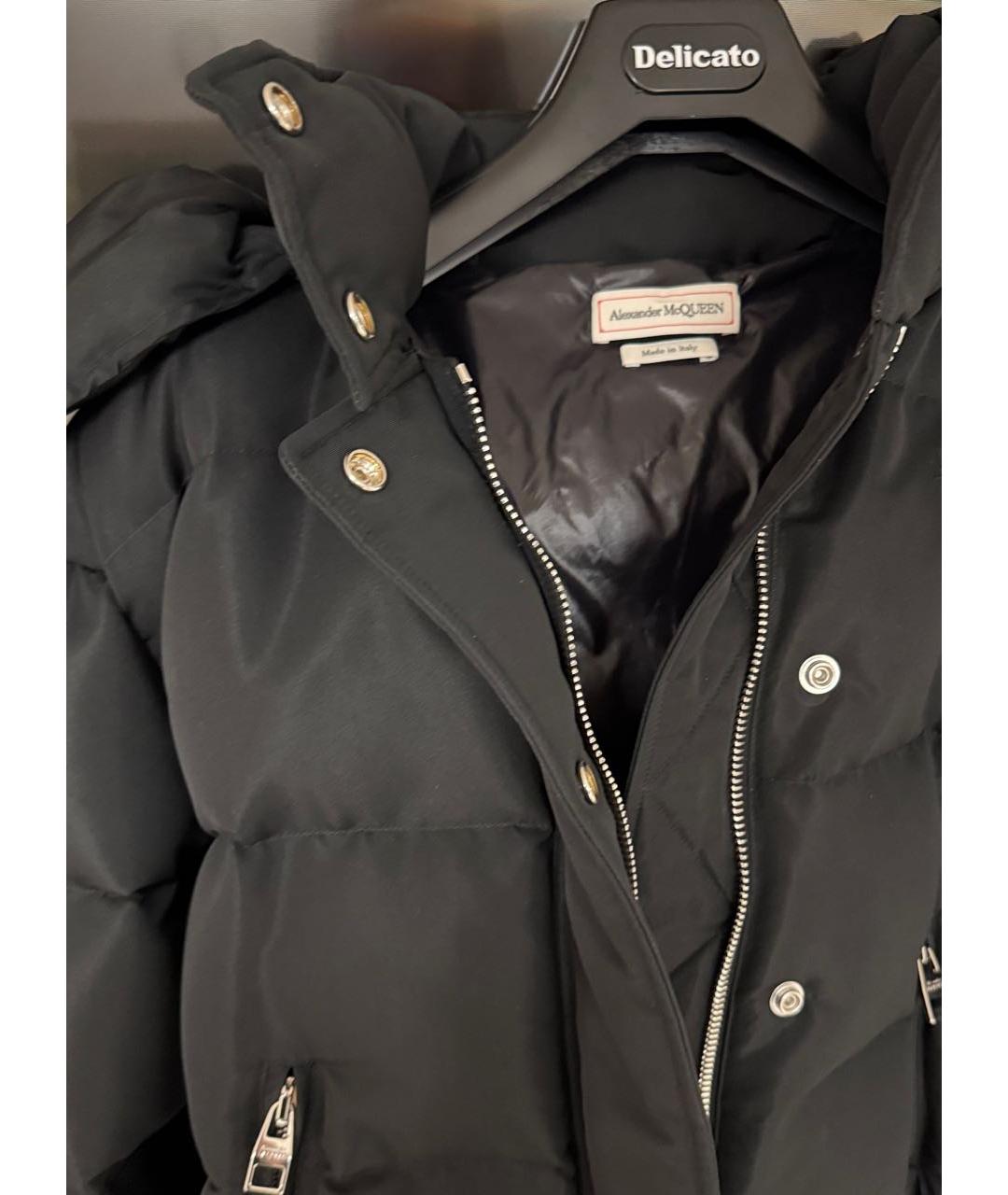 ALEXANDER MCQUEEN Черный полиамидовый пуховик, фото 3