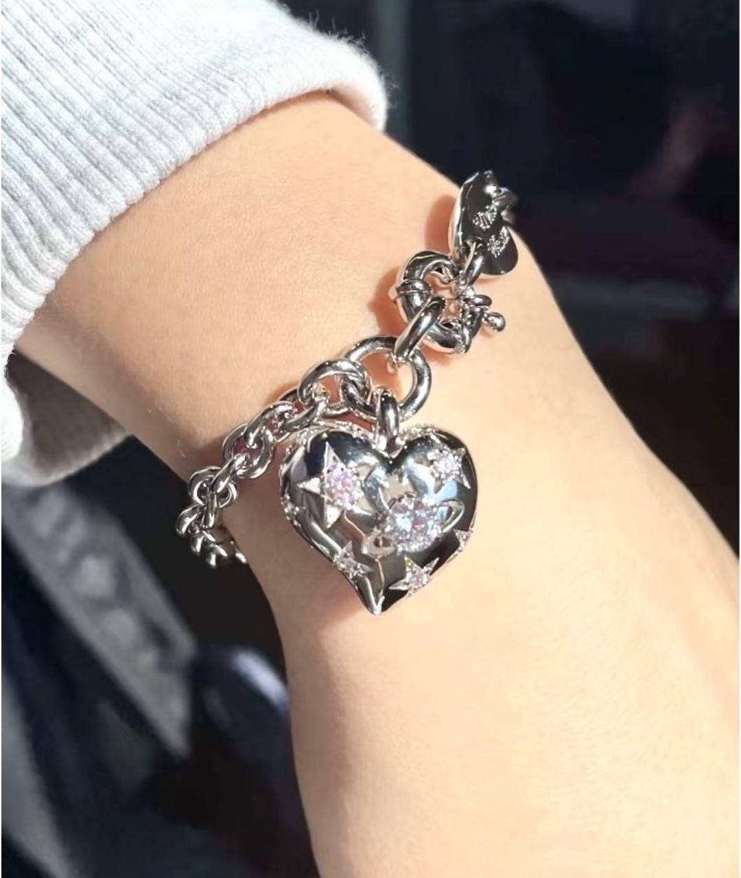 VIVIENNE WESTWOOD Серебрянный латунный браслет, фото 3