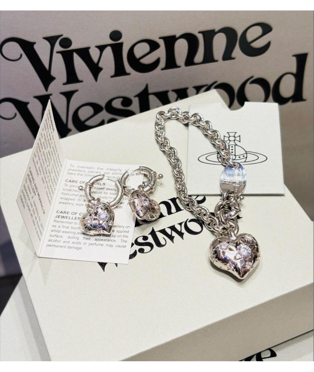 VIVIENNE WESTWOOD Серебрянный латунный браслет, фото 6