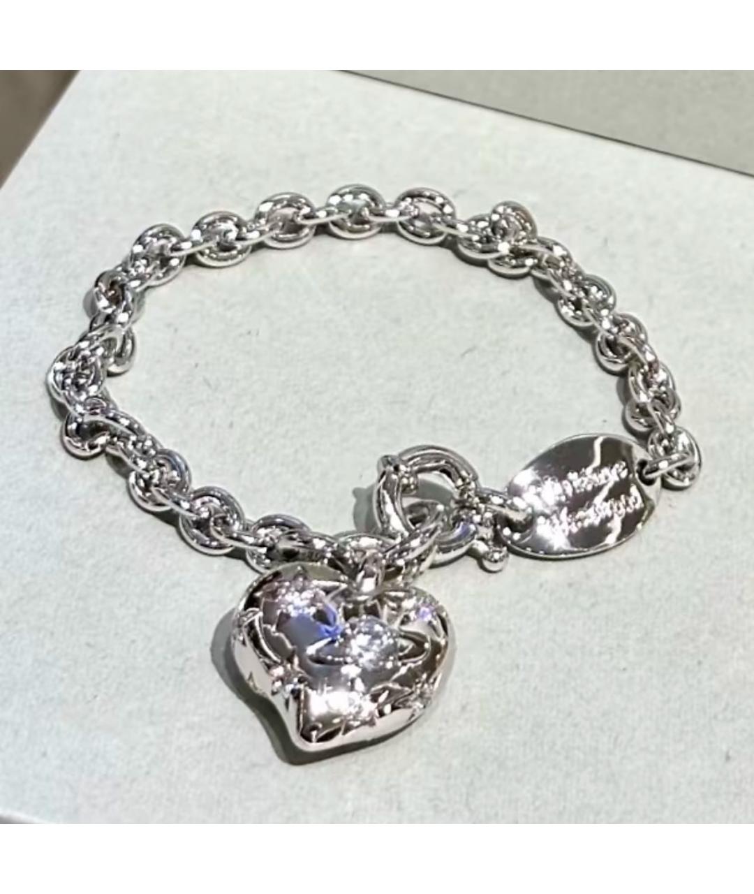 VIVIENNE WESTWOOD Серебрянный латунный браслет, фото 5