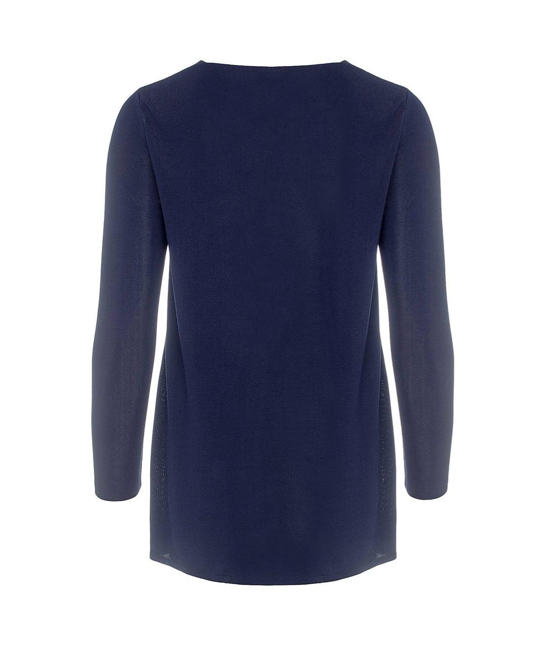 LIVIANA CONTI Темно-синий вискозный джемпер / свитер, фото 2