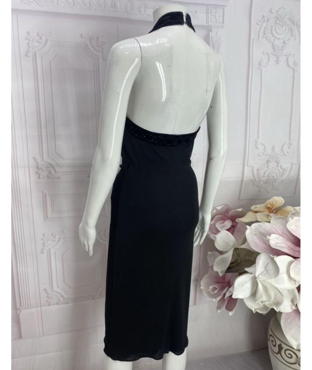 GUCCI Черное вискозное вечернее платье, фото 2