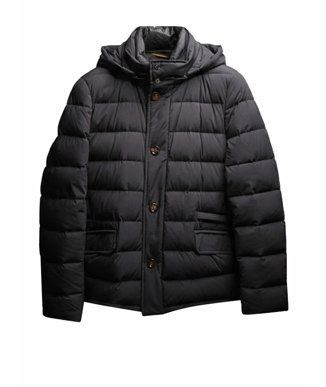 MOORER Темно-синий полиамидовый пуховик, фото 1