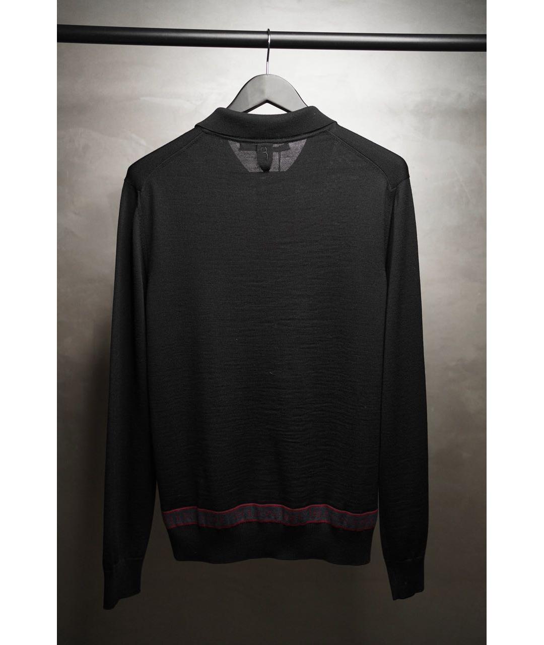 BILLIONAIRE Черный шерстяной джемпер / свитер, фото 2