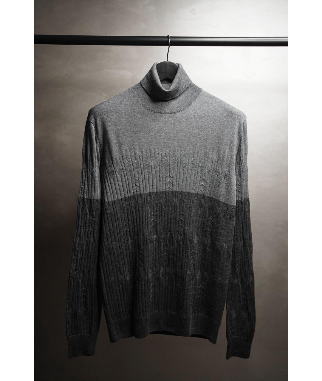 CORNELIANI Серая шерстяная водолазка, фото 8